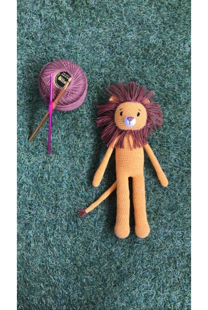 Leo The Lion Crochet Doll